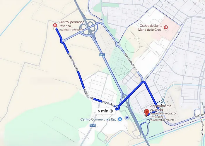 Apartment Civico 44 - Vicino A Mirabilandia, Ospedale E Centro Iperbarico Ravenna